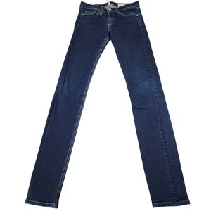 Rag & Bone High Rise Skinny Jeans Dark Wash Stretch Denim Size 26